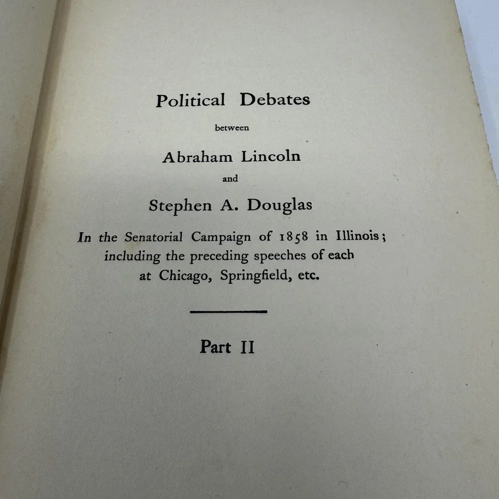 The Writings of Abraham Lincoln Vol 4, 1923, Constitutional Ed. GP Putnam's Sons